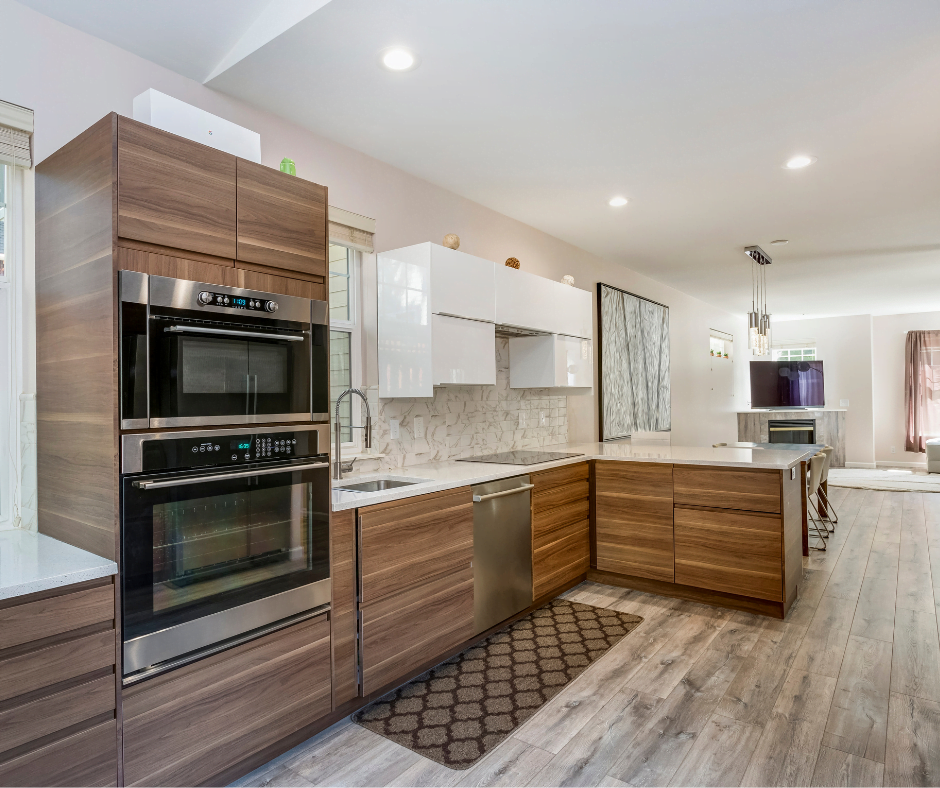 Contemporary Kitchen Remodel in Federal Way, WA by Broussard Roofing & Remodel project photo