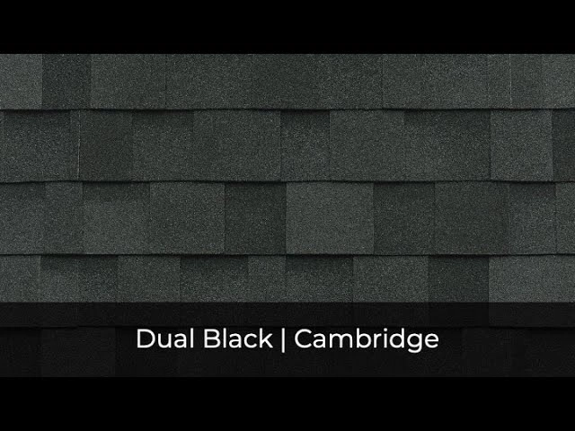 IKO Roof Shingle Colors – Dual Black | Architectural | Cambridge